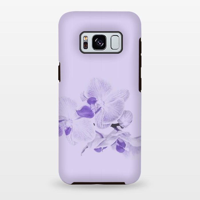 Galaxy S8 plus StrongFit Purple Orchid Flower by Andrea Haase