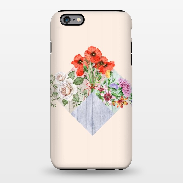 iPhone 6/6s plus StrongFit Floral Blocks by Creativeaxle
