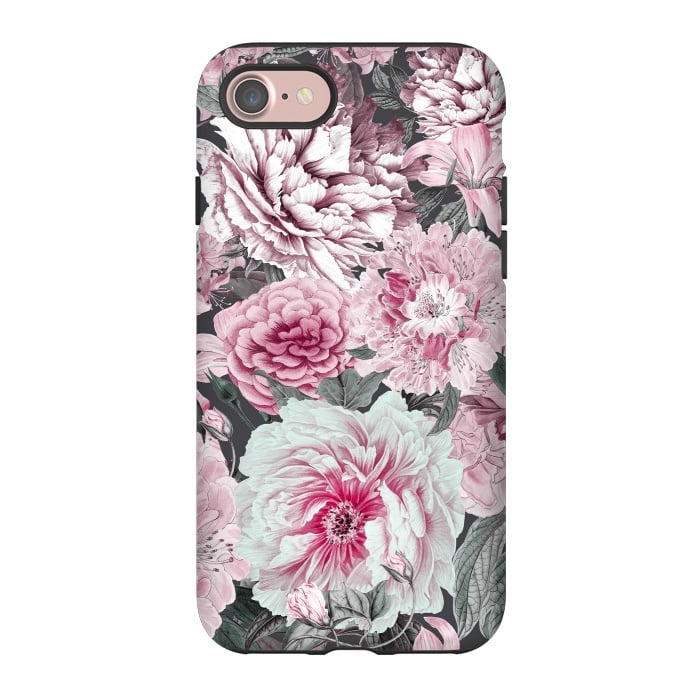iPhone 7 StrongFit Romantic Vintage Flower Pattern by Andrea Haase