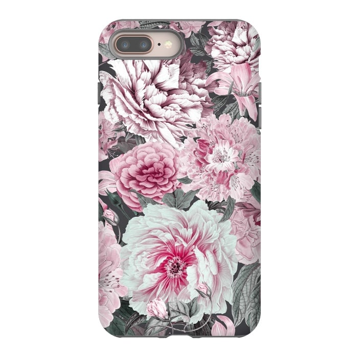 iPhone 7 plus StrongFit Romantic Vintage Flower Pattern by Andrea Haase
