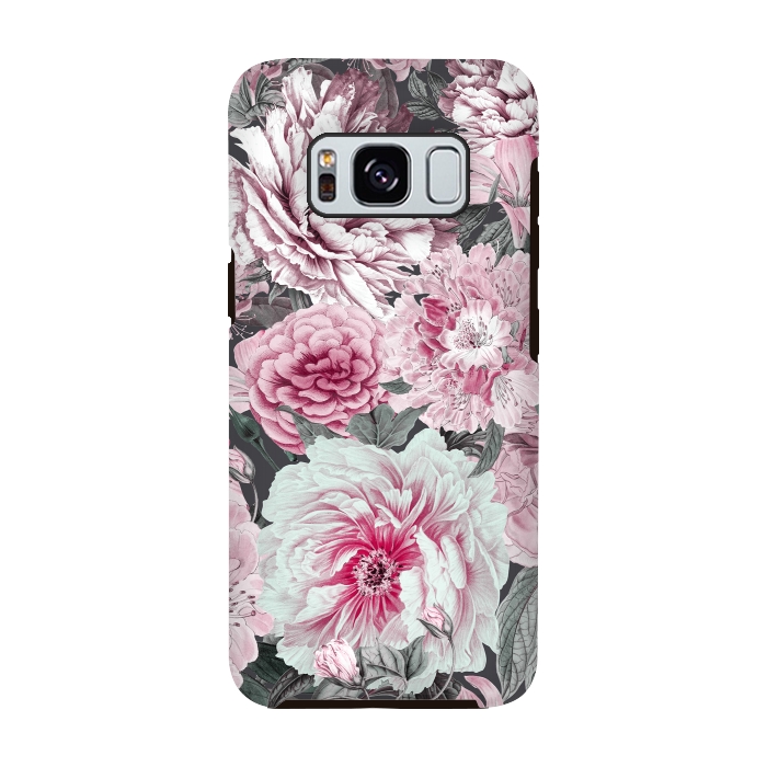 Galaxy S8 StrongFit Romantic Vintage Flower Pattern by Andrea Haase