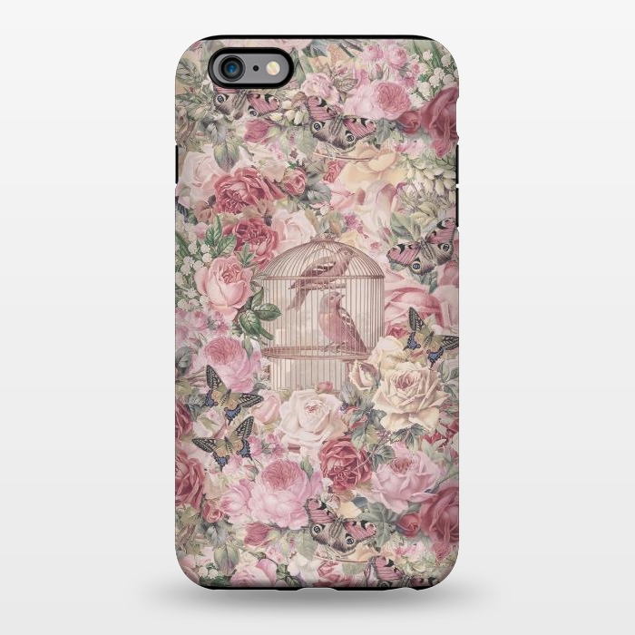 iPhone 6/6s plus StrongFit Nostalgic Flowers With Birdcage by Andrea Haase