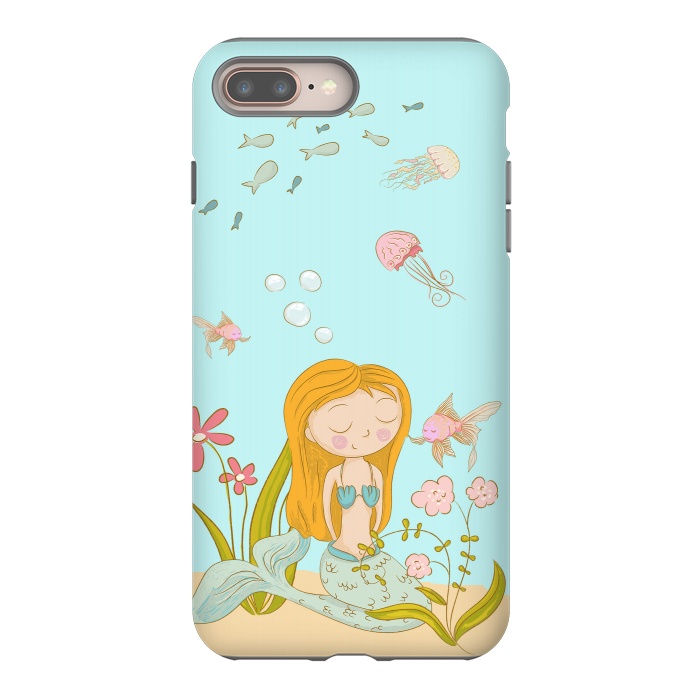 iPhone 7 plus StrongFit Little Mermaid by  Utart