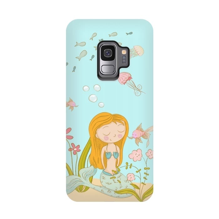 Galaxy S9 StrongFit Little Mermaid by  Utart