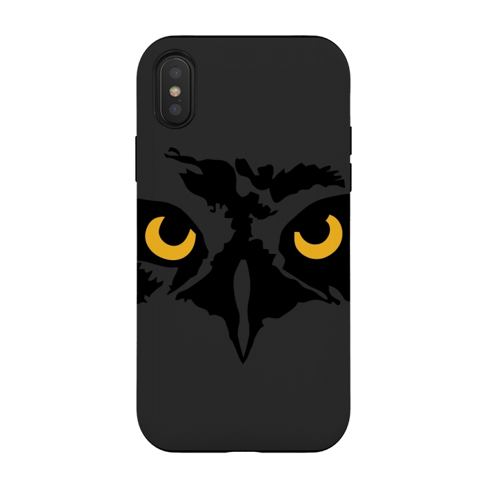 iPhone Xs / X StrongFit Dark Owl by Majoih