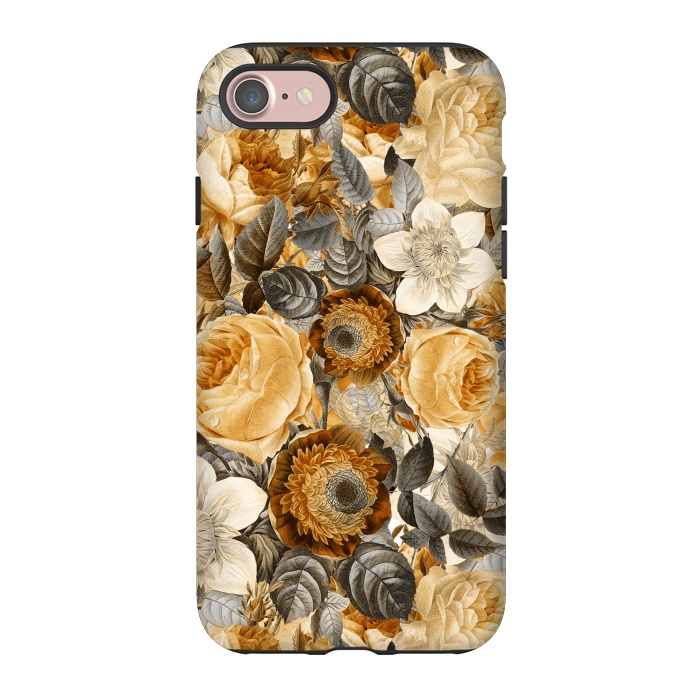 iPhone 7 StrongFit luxuriantly gold vintage floral pattern by  Utart
