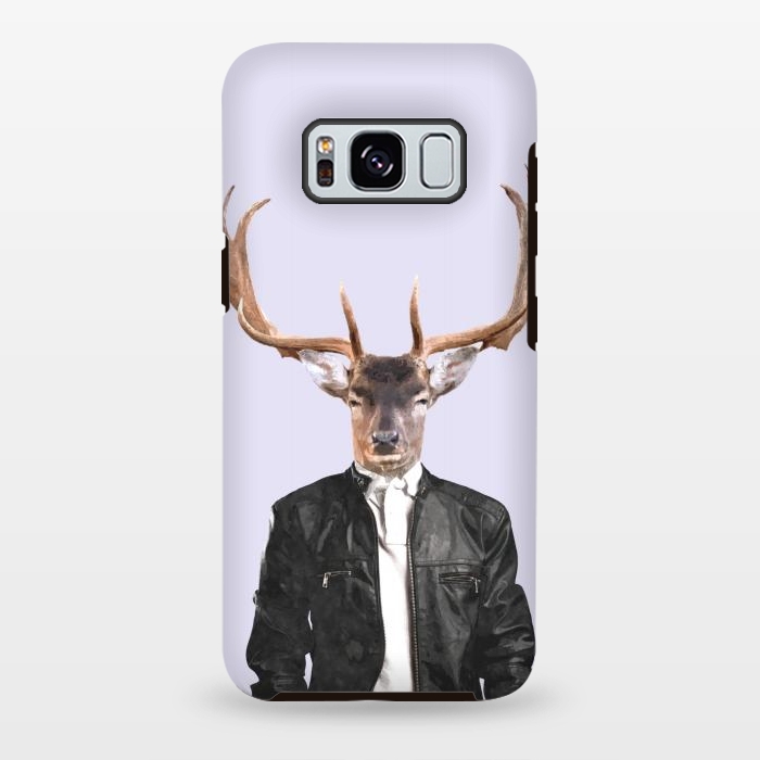 Galaxy S8 plus StrongFit Fashionable Deer Illustration by Alemi