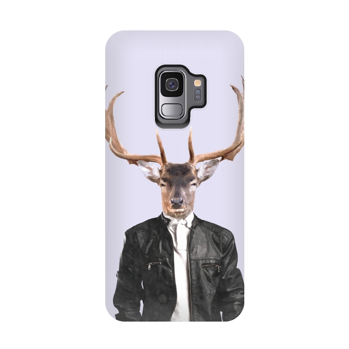 Galaxy S9 StrongFit Fashionable Deer Illustration by Alemi