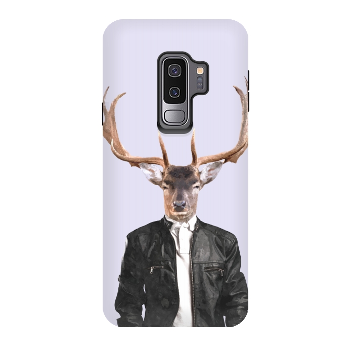 Galaxy S9 plus StrongFit Fashionable Deer Illustration by Alemi