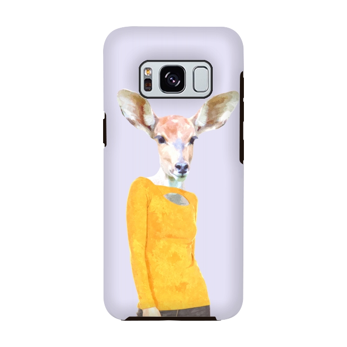 Galaxy S8 StrongFit Fashionable Antelope Illustration by Alemi