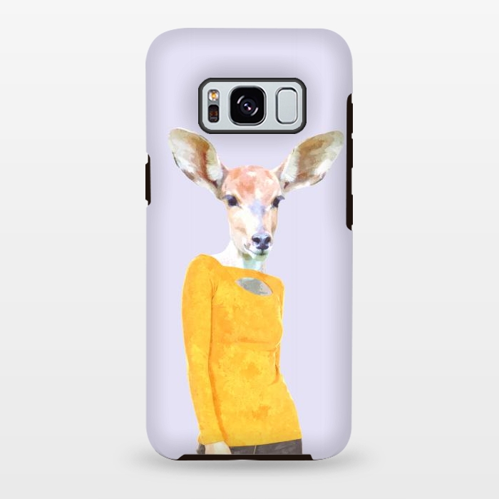Galaxy S8 plus StrongFit Fashionable Antelope Illustration by Alemi