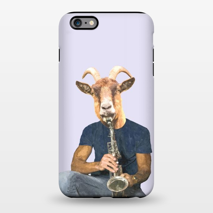 iPhone 6/6s plus StrongFit Goat Musician Illustration by Alemi