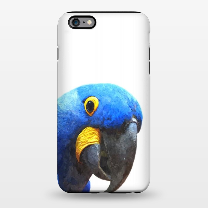 iPhone 6/6s plus StrongFit Blue Parrot Portrait by Alemi