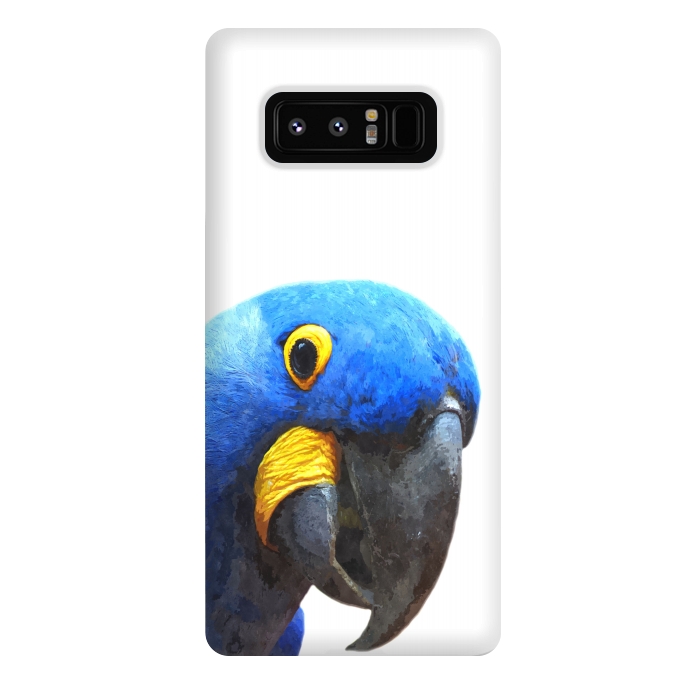 Galaxy Note 8 StrongFit Blue Parrot Portrait by Alemi