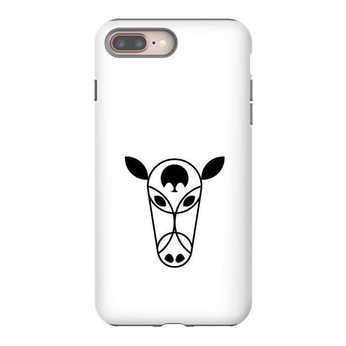 iPhone 7 plus StrongFit Bull Head by TMSarts