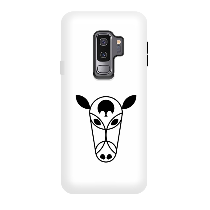 Galaxy S9 plus StrongFit Bull Head by TMSarts