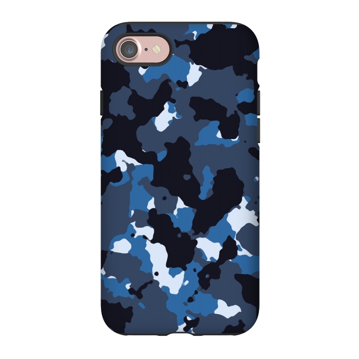 iPhone 7 StrongFit Blue Camo by TMSarts