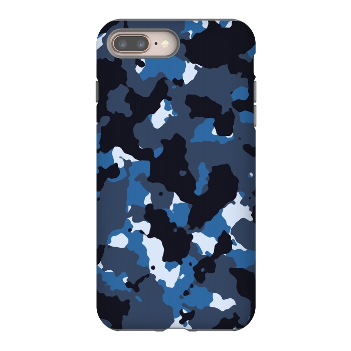 iPhone 7 plus StrongFit Blue Camo by TMSarts
