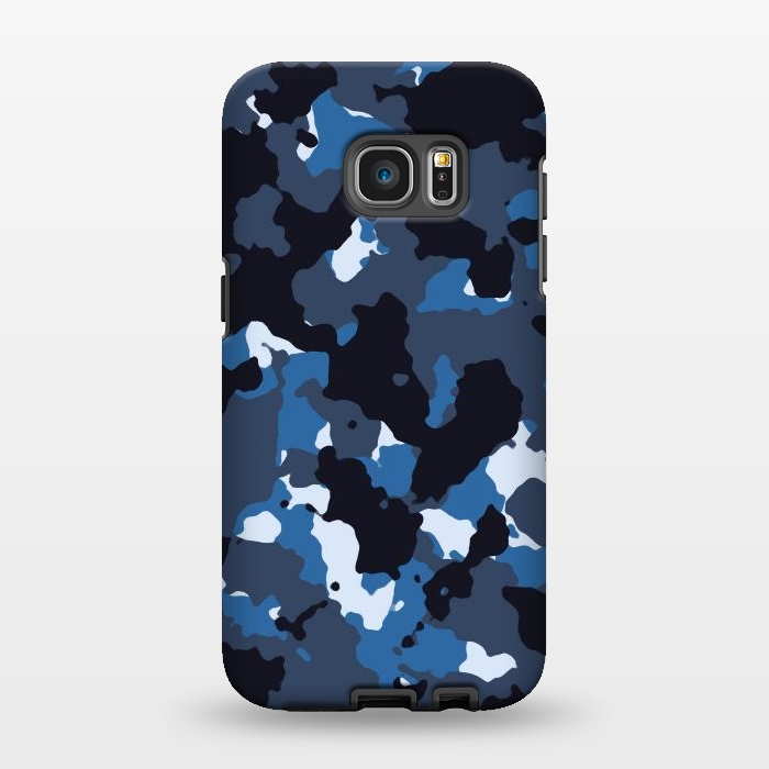 Galaxy S7 EDGE StrongFit Blue Camo by TMSarts