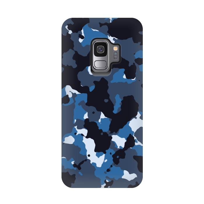 Galaxy S9 StrongFit Blue Camo by TMSarts