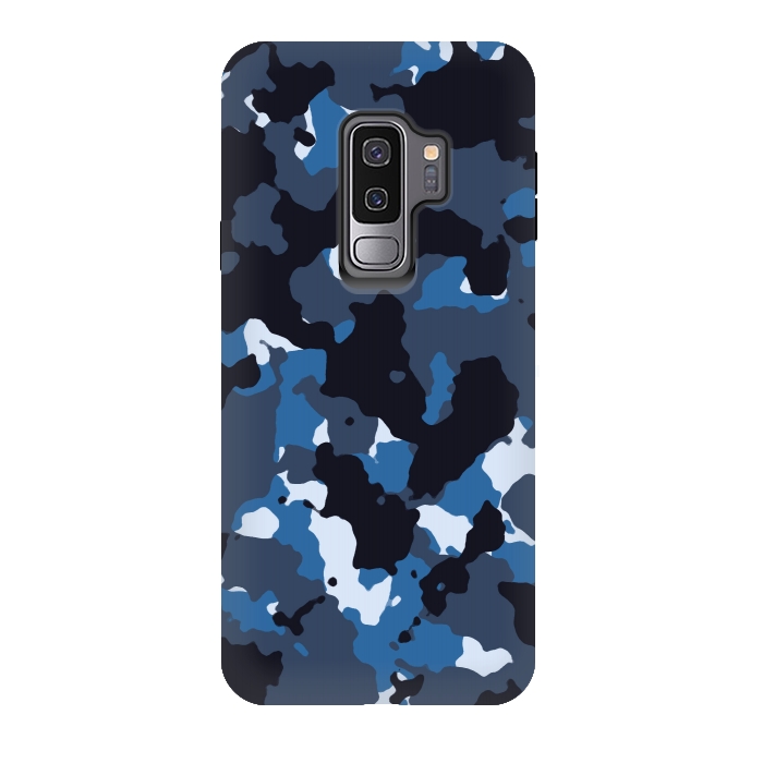 Galaxy S9 plus StrongFit Blue Camo by TMSarts