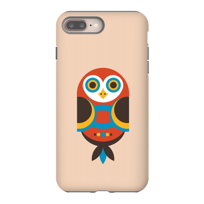 iPhone 7 plus StrongFit abstract Owl by TMSarts