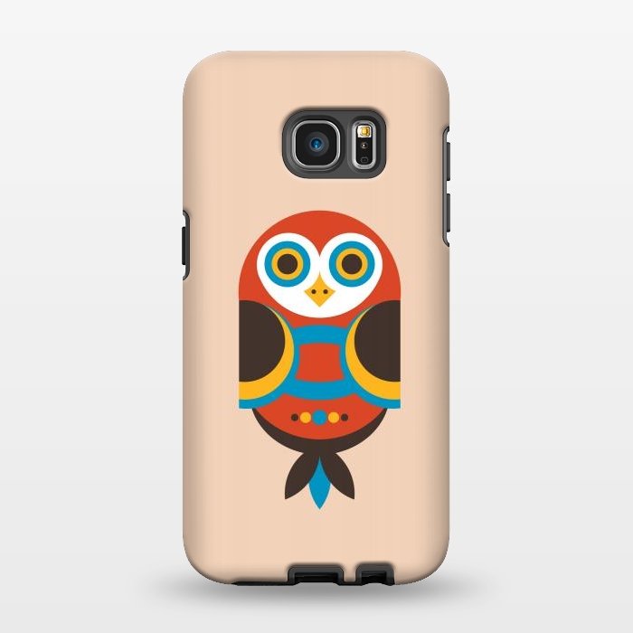 Galaxy S7 EDGE StrongFit abstract Owl by TMSarts