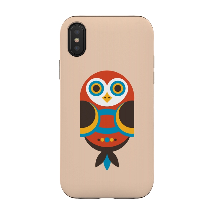 iPhone Xs / X StrongFit abstract Owl by TMSarts