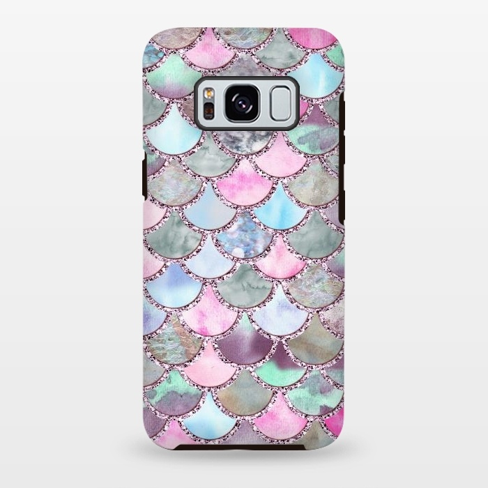 Galaxy S8 plus StrongFit Pastel Multicolor Mermaid Scales by  Utart