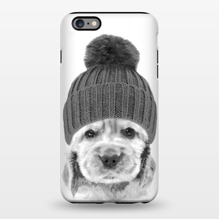 iPhone 6/6s plus StrongFit Black and White Cocker Spaniel by Alemi