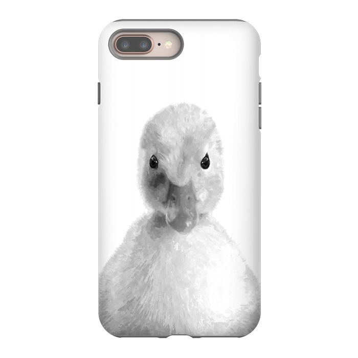 iPhone 7 plus StrongFit Black and White Duckling by Alemi