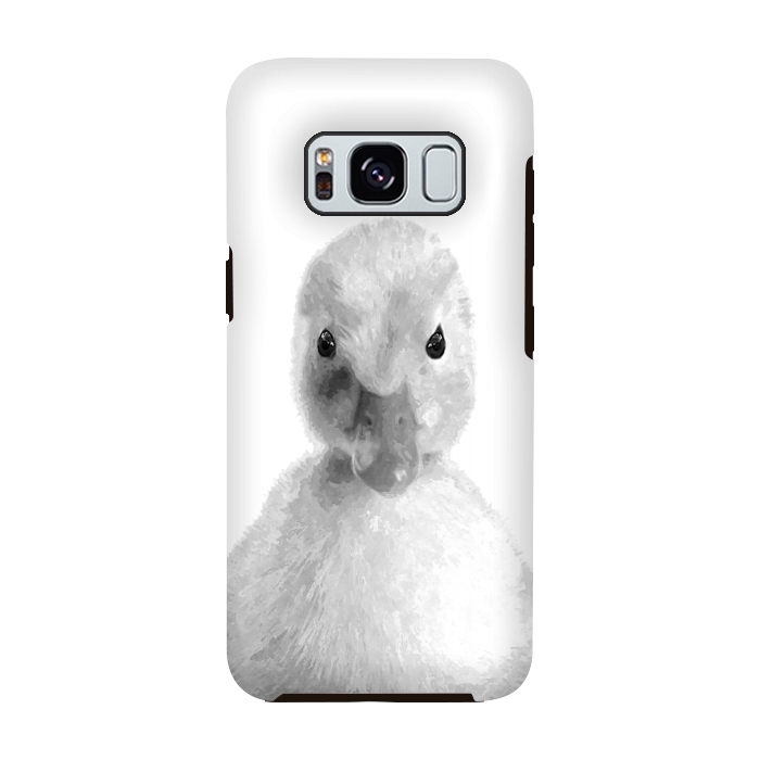 Galaxy S8 StrongFit Black and White Duckling by Alemi