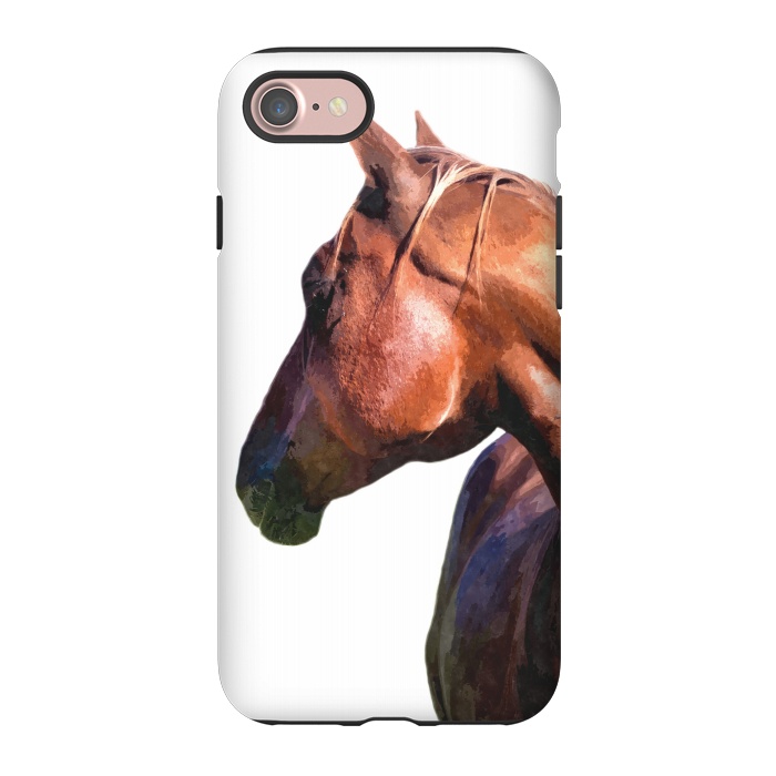 iPhone 7 StrongFit Horse Portrait by Alemi