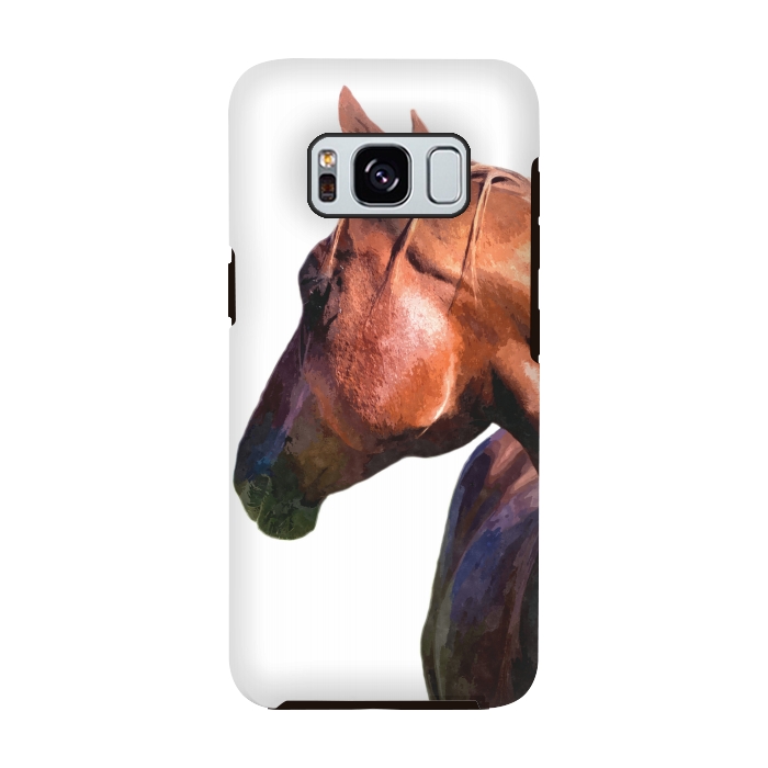Galaxy S8 StrongFit Horse Portrait by Alemi
