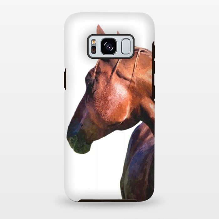 Galaxy S8 plus StrongFit Horse Portrait by Alemi