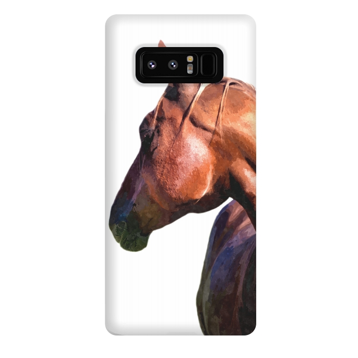 Galaxy Note 8 StrongFit Horse Portrait by Alemi