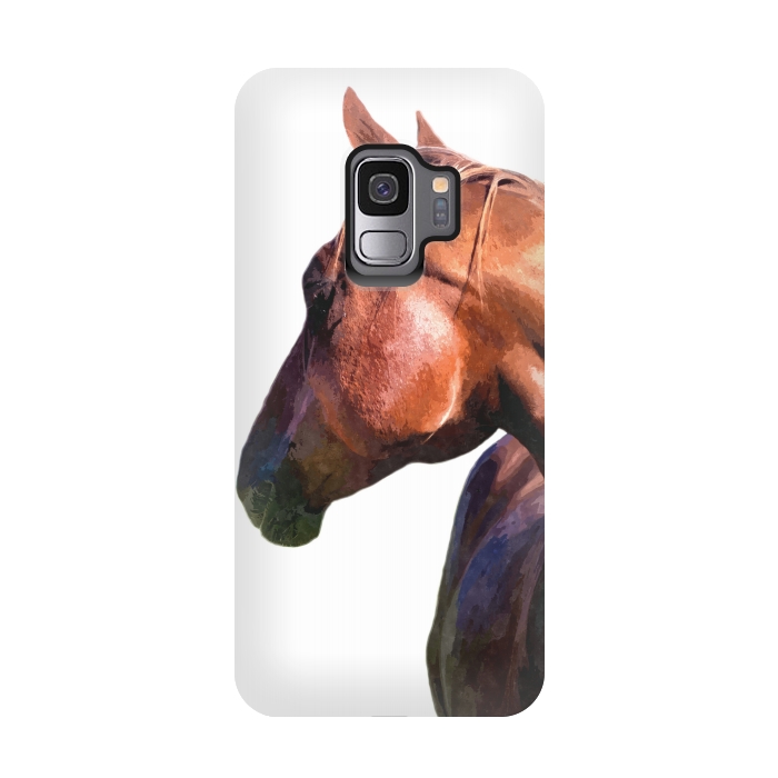 Galaxy S9 StrongFit Horse Portrait by Alemi