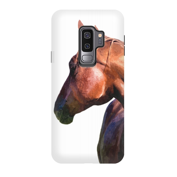 Galaxy S9 plus StrongFit Horse Portrait by Alemi