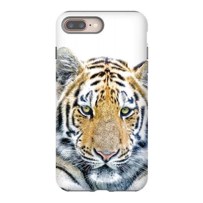 iPhone 7 plus StrongFit Tiger Portrait by Alemi