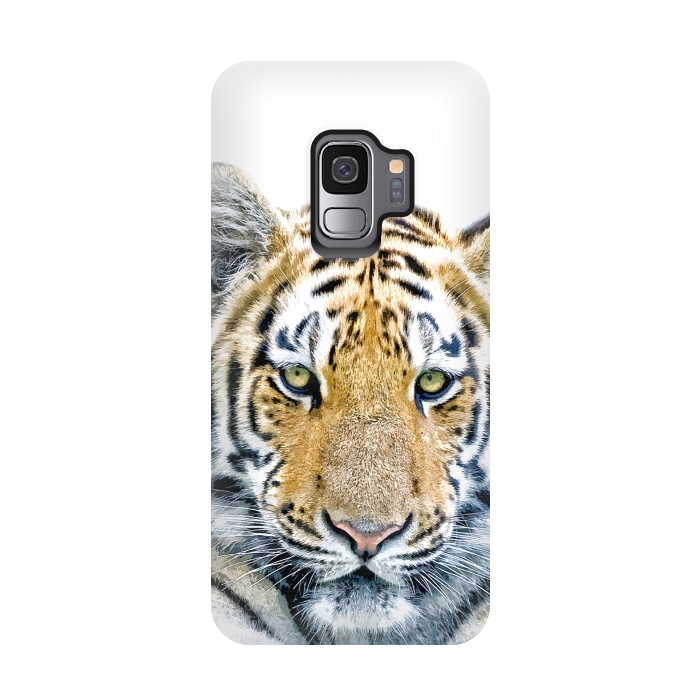 Galaxy S9 StrongFit Tiger Portrait by Alemi