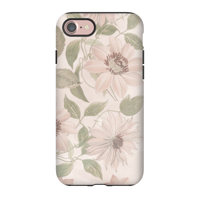 iPhone 7 StrongFit Nostalgic Flowers by Andrea Haase