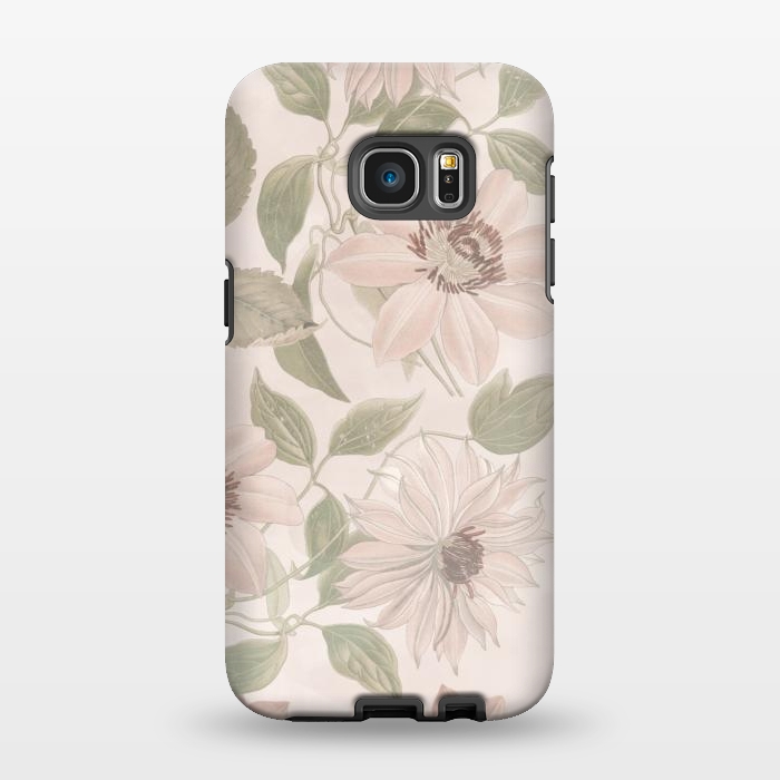 Galaxy S7 EDGE StrongFit Nostalgic Flowers by Andrea Haase