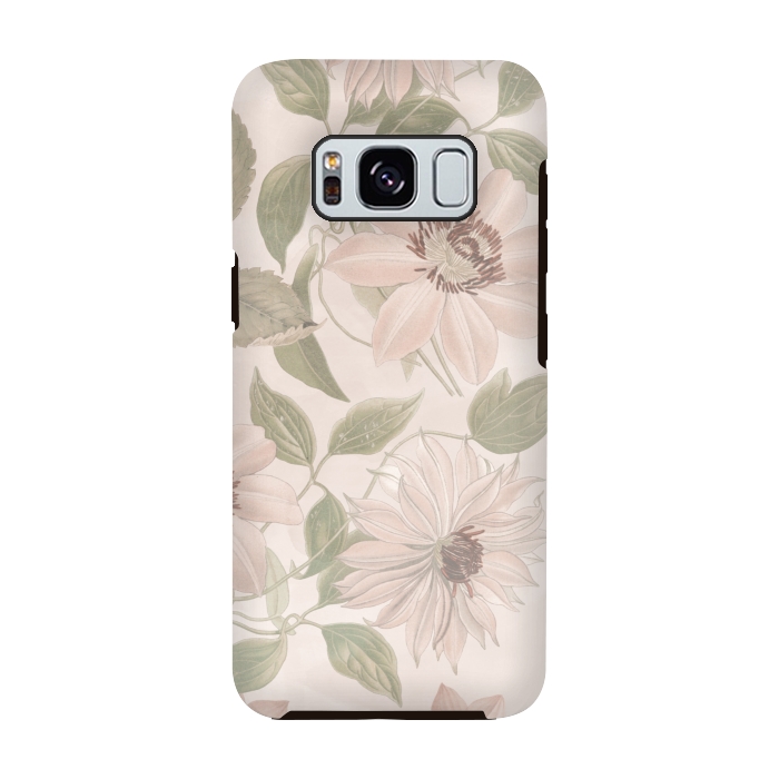 Galaxy S8 StrongFit Nostalgic Flowers by Andrea Haase