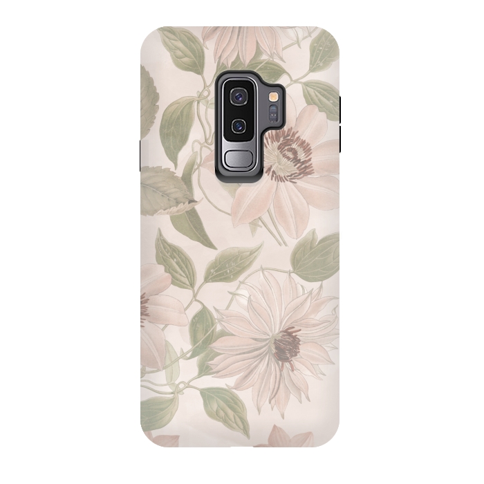 Galaxy S9 plus StrongFit Nostalgic Flowers by Andrea Haase