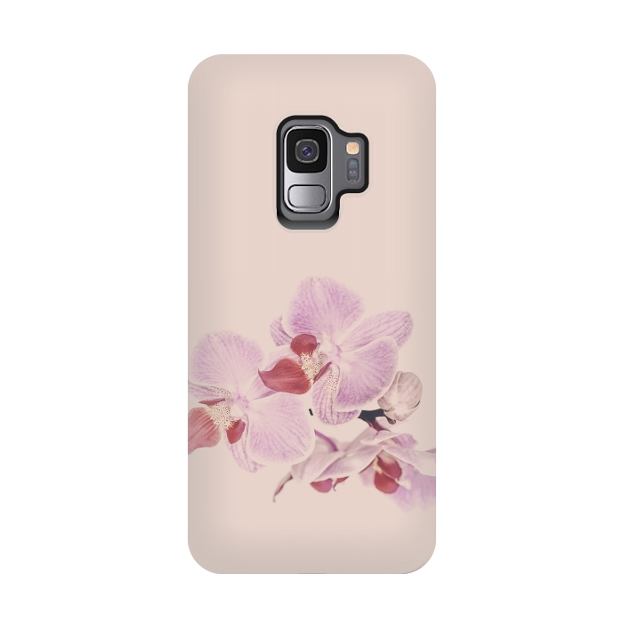 Galaxy S9 StrongFit Orchid In Soft Pastel Pink by Andrea Haase