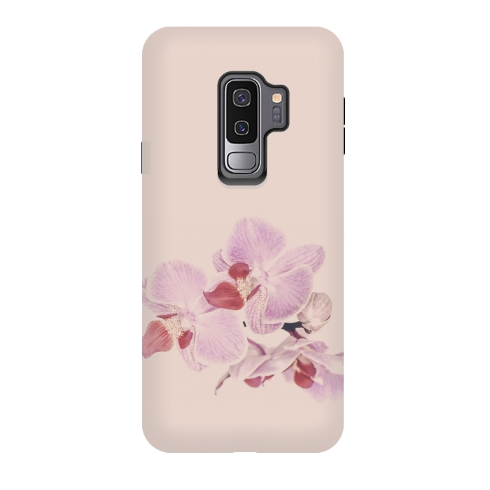 Galaxy S9 plus StrongFit Orchid In Soft Pastel Pink by Andrea Haase
