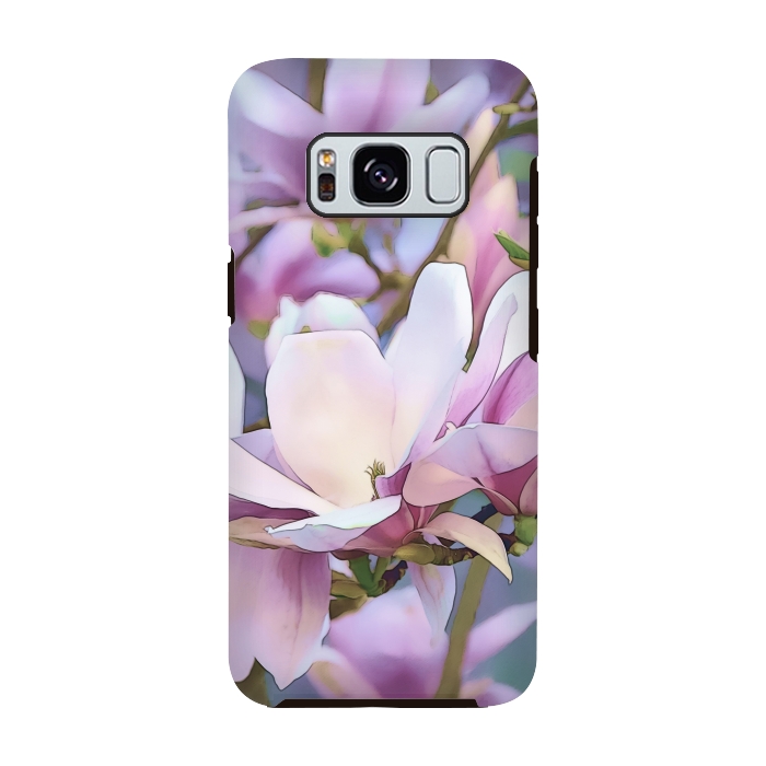 Galaxy S8 StrongFit Magnolia Flower In Full Bloom by Andrea Haase