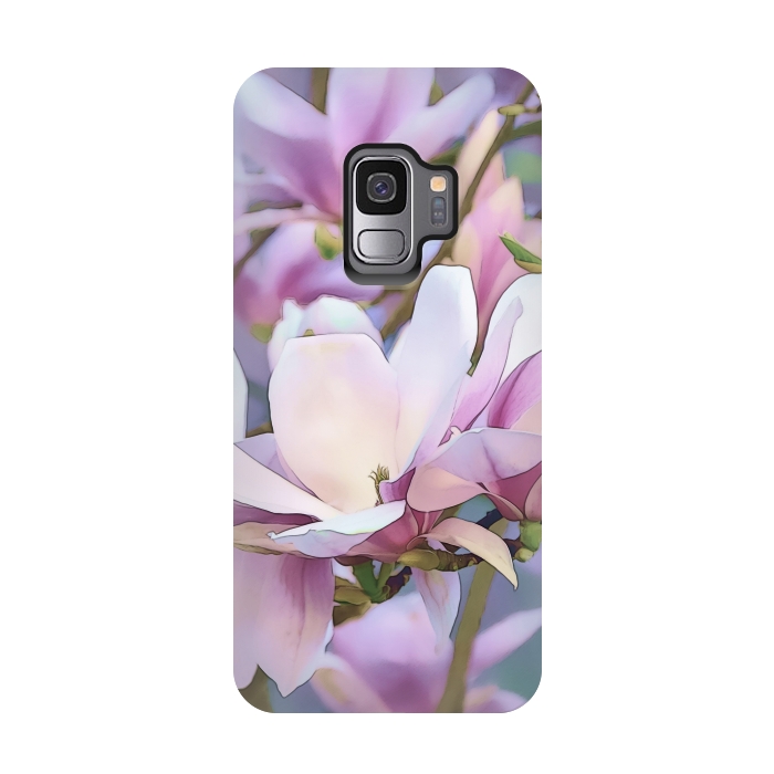 Galaxy S9 StrongFit Magnolia Flower In Full Bloom by Andrea Haase