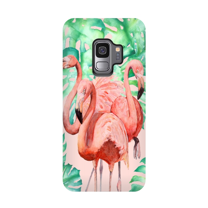 Galaxy S9 StrongFit Flamingo Ivelin by ''CVogiatzi.