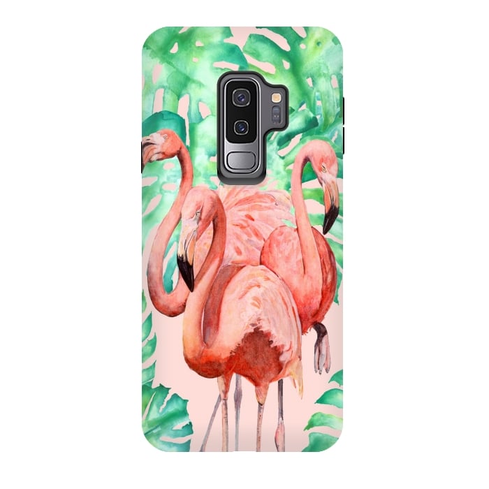 Galaxy S9 plus StrongFit Flamingo Ivelin by ''CVogiatzi.